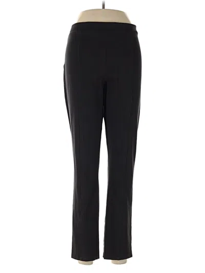 Pre-owned Susan Graver Dress Pants In Black