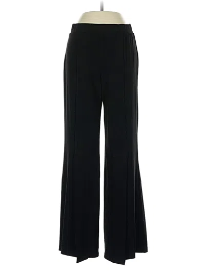 Pre-owned Susan Graver Dress Pants In Black