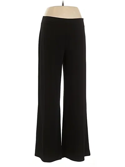 Pre-owned Susan Graver Dress Pants In Black