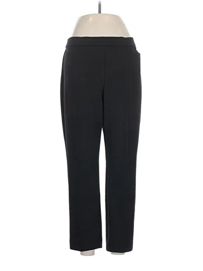 Pre-owned Susan Graver Dress Pants In Black