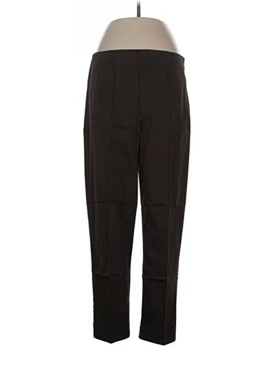 Pre-owned Susan Graver Dress Pants In Black