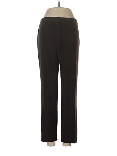 Pre-owned Susan Graver Dress Pants In Black