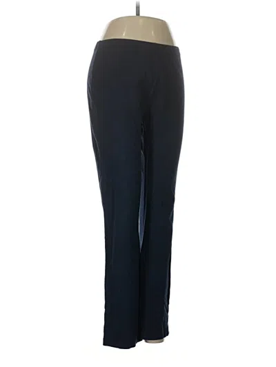 Pre-owned Susan Graver Dress Pants In Blue