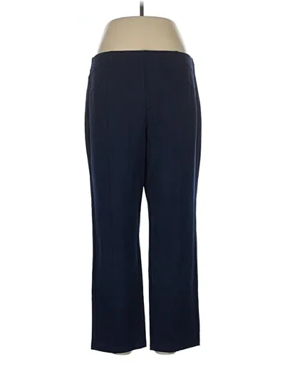 Pre-owned Susan Graver Dress Pants In Blue
