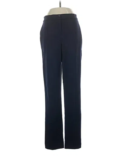 Pre-owned Susan Graver Dress Pants In Blue