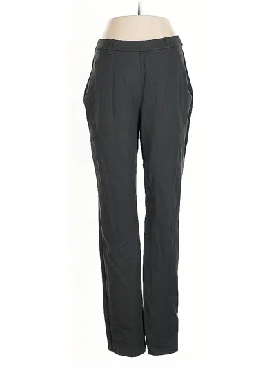 Pre-owned Susan Graver Dress Pants In Gray