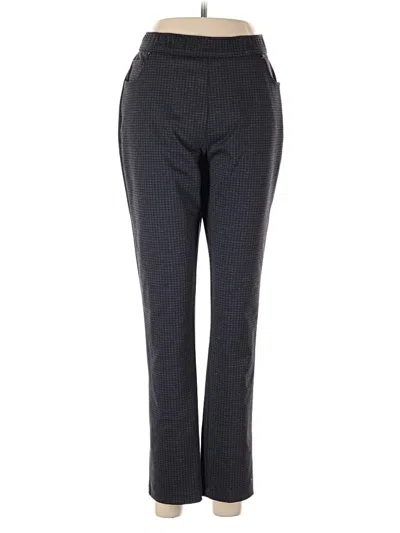 Pre-owned Susan Graver Dress Pants In Gray