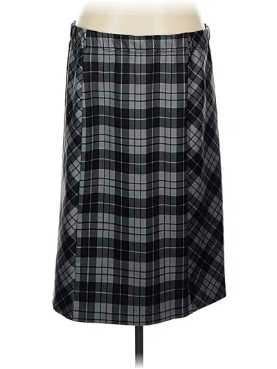 Pre-owned Susan Graver Formal Skirt In Blue