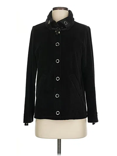 Pre-owned Susan Graver Jacket In Black