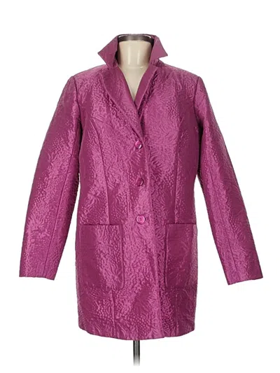 Pre-owned Susan Graver Jacket In Pink