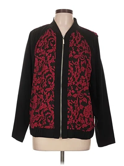Pre-owned Susan Graver Jacket In Red