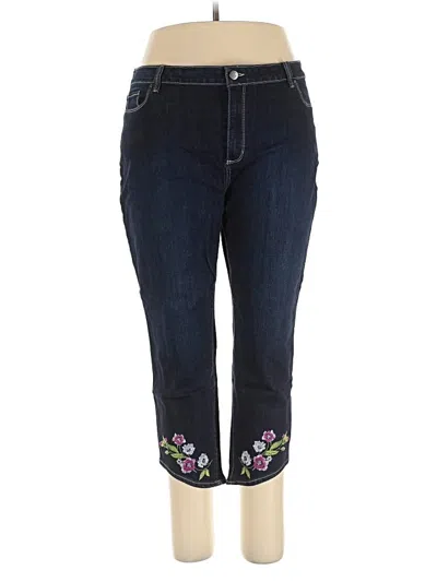 Pre-owned Susan Graver Jeans In Blue