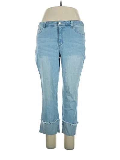 Pre-owned Susan Graver Jeans In Blue
