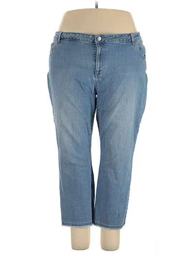 Pre-owned Susan Graver Jeans In Blue