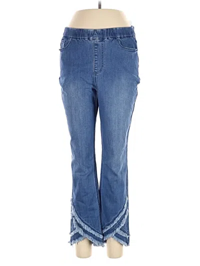 Pre-owned Susan Graver Jeans In Blue
