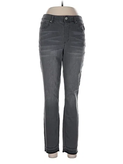 Pre-owned Susan Graver Jeans In Gray