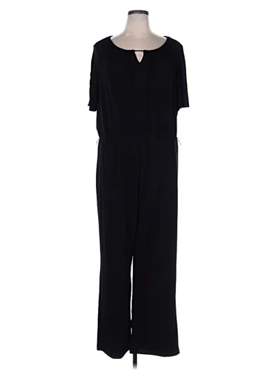 Pre-owned Susan Graver Jumpsuit In Black