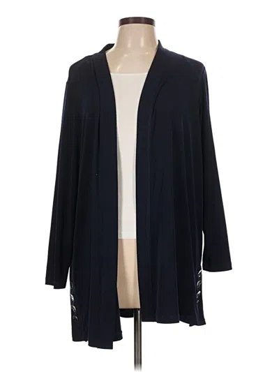 Pre-owned Susan Graver Kimono In Black