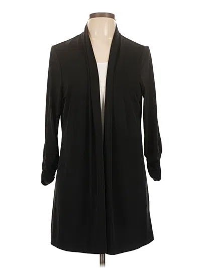 Pre-owned Susan Graver Kimono In Black