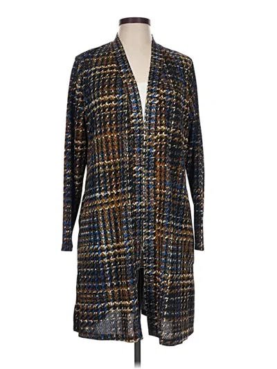 Pre-owned Susan Graver Kimono In Blue