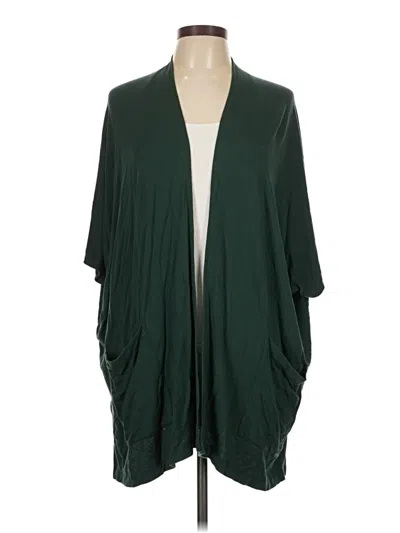 Pre-owned Susan Graver Kimono In Green
