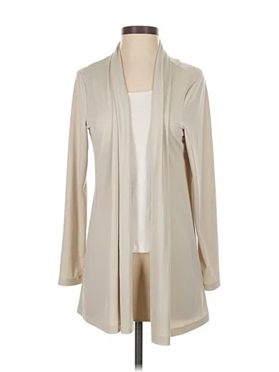Pre-owned Susan Graver Kimono In White