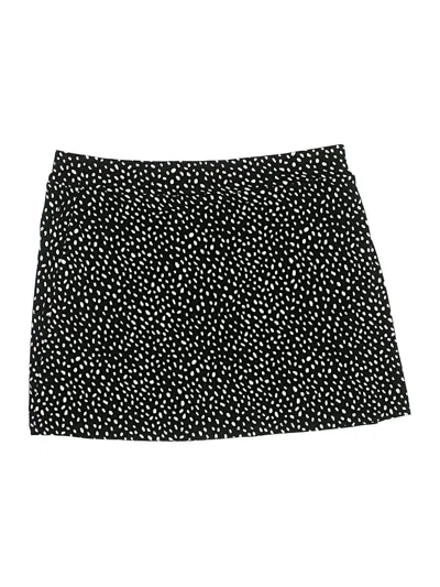 Pre-owned Susan Graver Skort In Black
