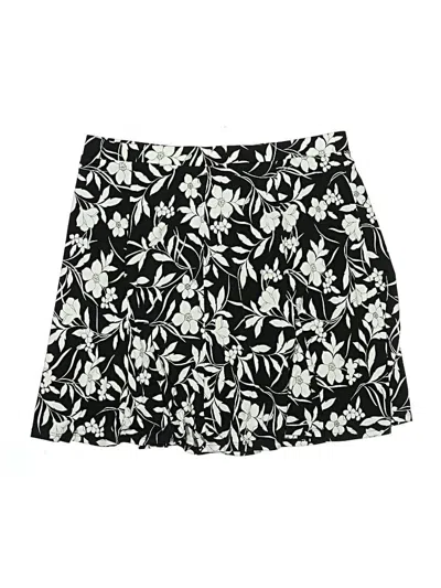 Pre-owned Susan Graver Skort In Black