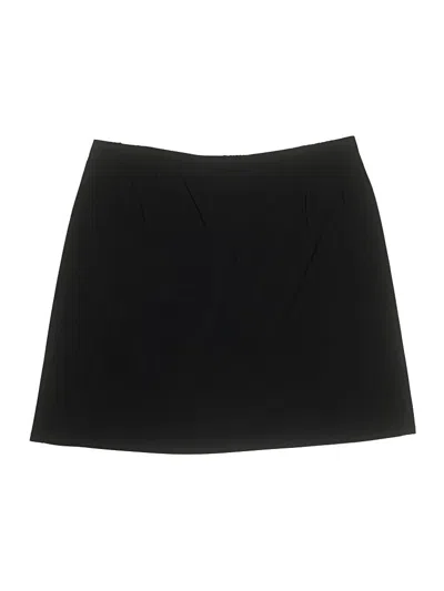 Pre-owned Susan Graver Skort In Black