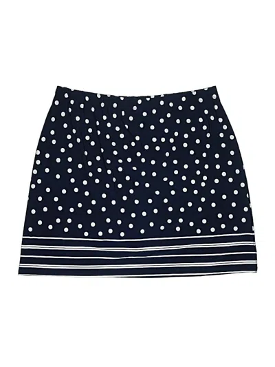 Pre-owned Susan Graver Skort In Blue