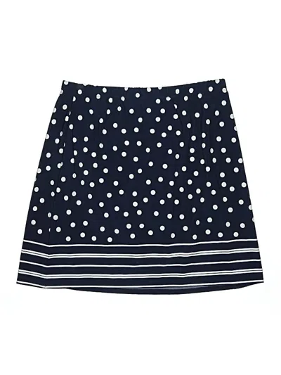 Pre-owned Susan Graver Skort In Blue