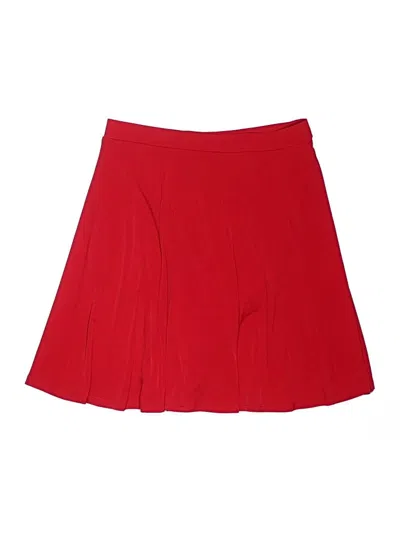 Pre-owned Susan Graver Skort In Red