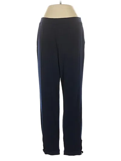 Pre-owned Susan Graver Track Pants In Blue