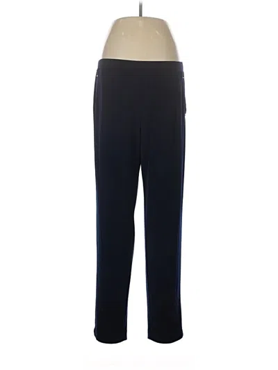 Pre-owned Susan Graver Track Pants In Blue