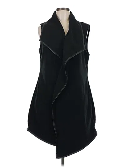 Pre-owned Susan Graver Vest In Black