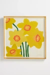 Susan Hable For Soicher Marin Spring Flowers Wall Art In Yellow