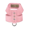 Susan Lanci Designs Crystal Paws Tinkie Harness In Puppy Pink