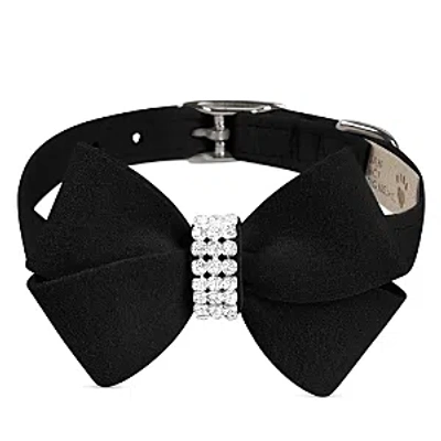 Susan Lanci Designs Nouveau Bow 1/2 Collar In Black