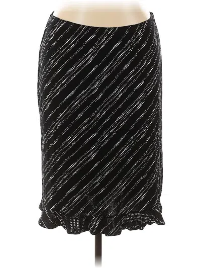 Pre-owned Susan Lawrence Formal Skirt In Black