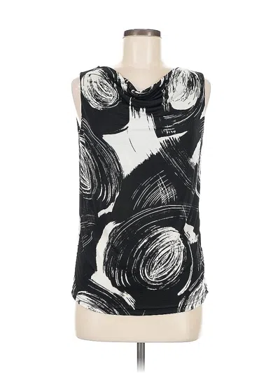 Pre-owned Susan Lawrence Sleeveless T-shirt In Black