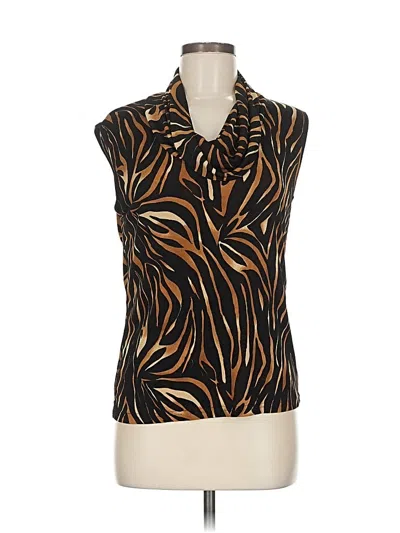 Pre-owned Susan Lawrence Sweater Vest In Brown