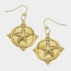 Susan Shaw Women's Starfish Intaglio Stud Earrings In Gold In Gold