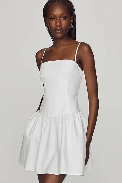 Susana Monaco 100% Cotton Mini Dress In White