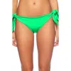 Susana Monaco Adjustable Tie Bikini Bottoms In Zing