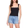 Susana Monaco Angle Strap Tank In Black