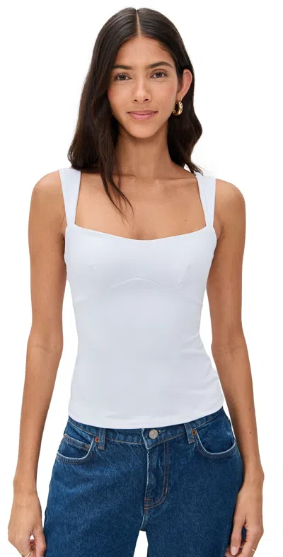 Susana Monaco Angle Strap Tank Top Sugar