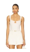 Susana Monaco Angle Wire Angle Strap Top In Multi