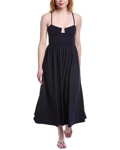 Susana Monaco Angled Wire String Maxi Dress In Blue