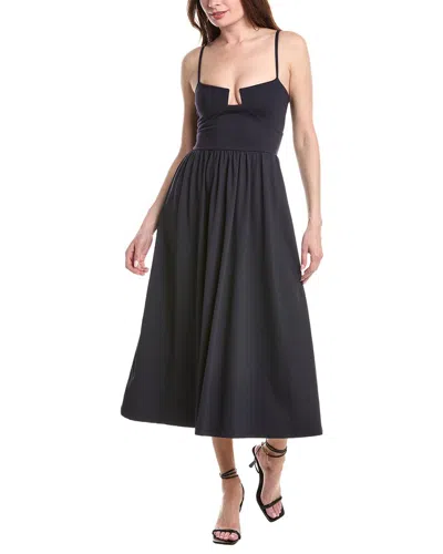 Susana Monaco Angled Wire String Maxi Dress In Blue