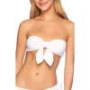 Susana Monaco Bandeau Bikini Top With Removable Bow